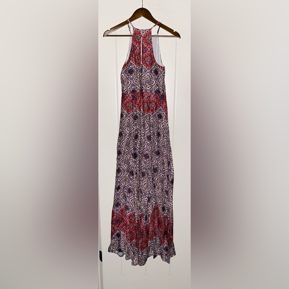 Altar’d State Wome Floral Halter Maxi Dress S Boho Prairie Feminine Dainty NEW - Picture 7 of 10